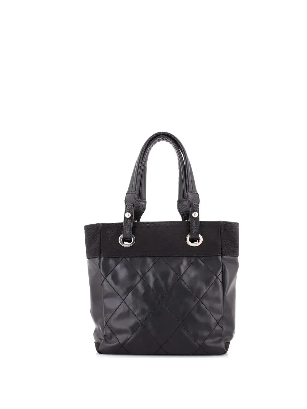 Chanel Biarritz Tote Quilted Coated #340342C98B